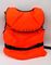 Оранжевый спасательный жилет флотирования шлюпки спасательного жилета 100Н водных видов спорта нейлона цвета