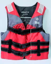 Спасательный жилет полиэстера нейлона красный/серый ИАМАХА спасательного жилета водных видов спорта пены