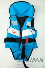 Поплавок пловучести ребенка спасательного жилета отдыха моды нейлона цвета 210D/420D сини военно-морского флота белый