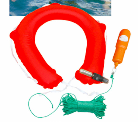 Ход над кольцом жизни подковы спасения 0.6kg раздувным Lifebuoy воды с веревочкой спасения