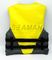 Спасательный жилет взрослого флотирования спасательного жилета отдыха водных видов спорта цвета желтого цвета Джецки
