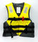 Спасательный жилет взрослого флотирования спасательного жилета отдыха водных видов спорта цвета желтого цвета Джецки
